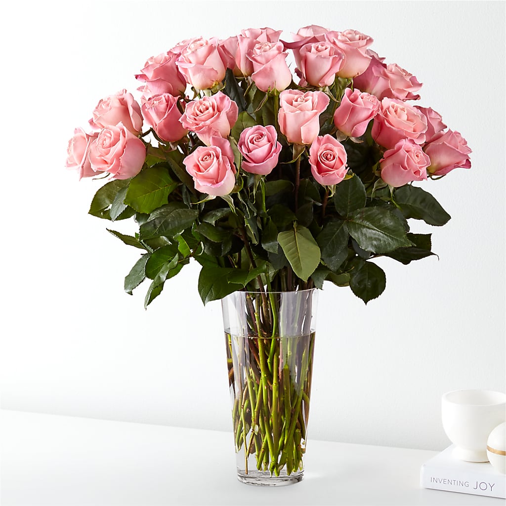 Long Stem Pink Rose Bouquet – Flowerland, Sioux City IA