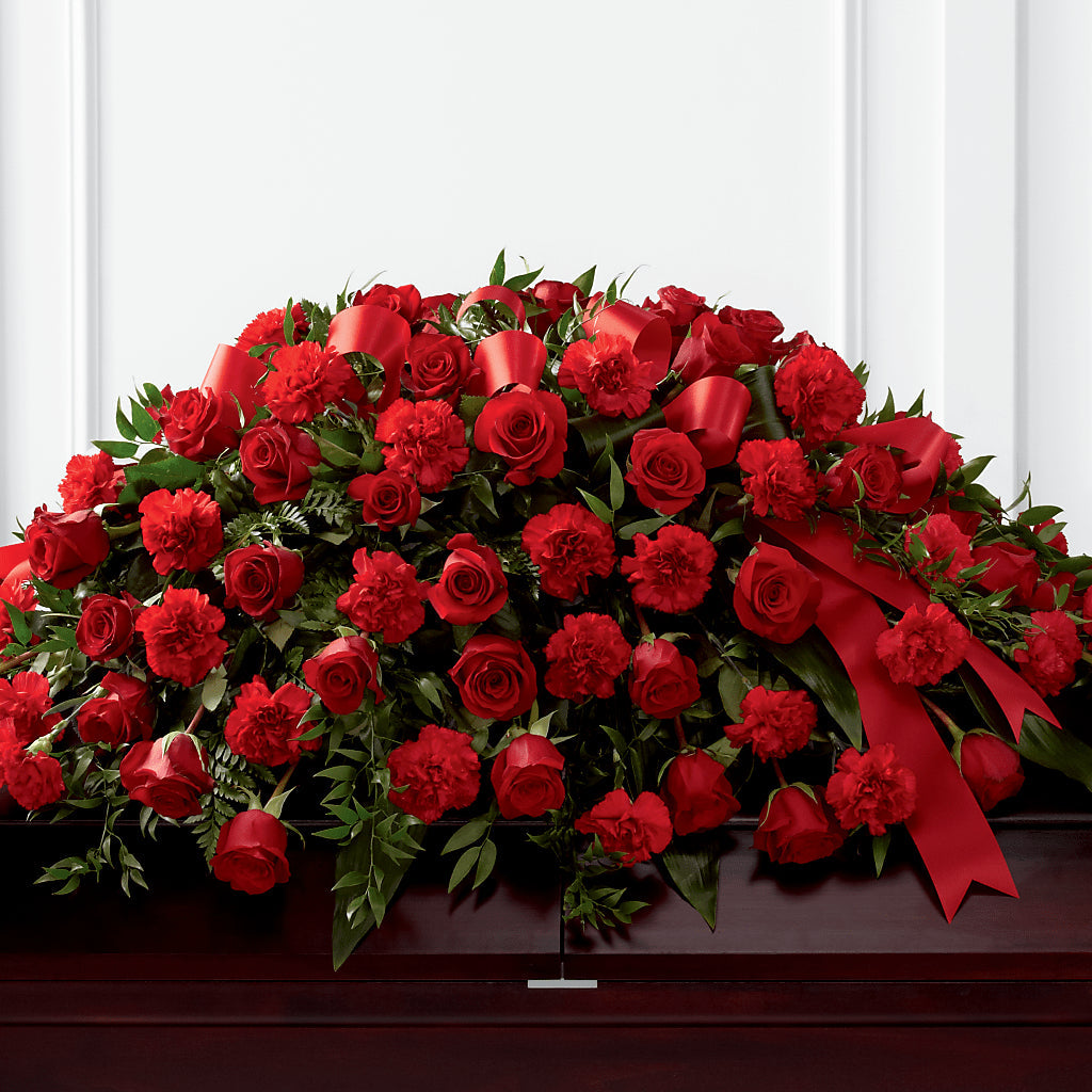 Tribute of Life Casket Spray – Flowerland, Sioux City IA