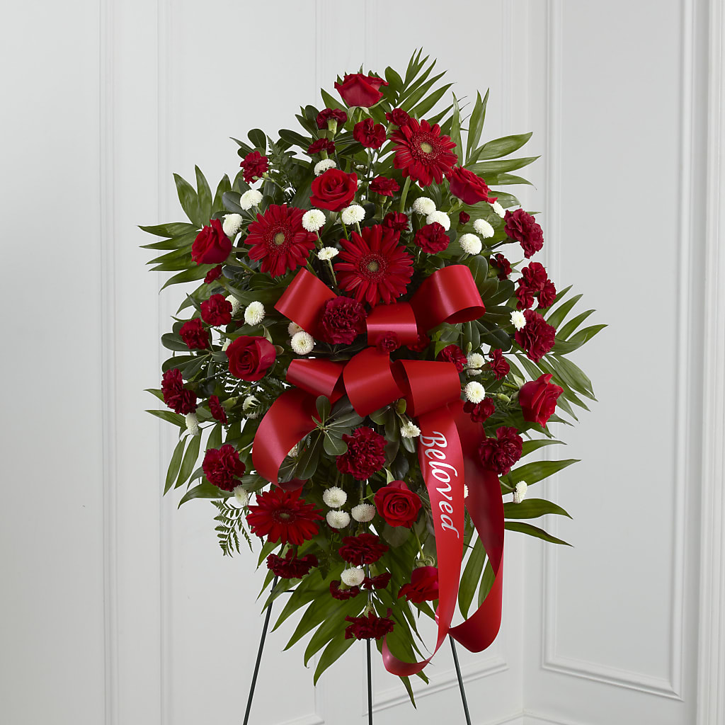 Treasured Memories Standing Spray – Flowerland, Sioux City IA