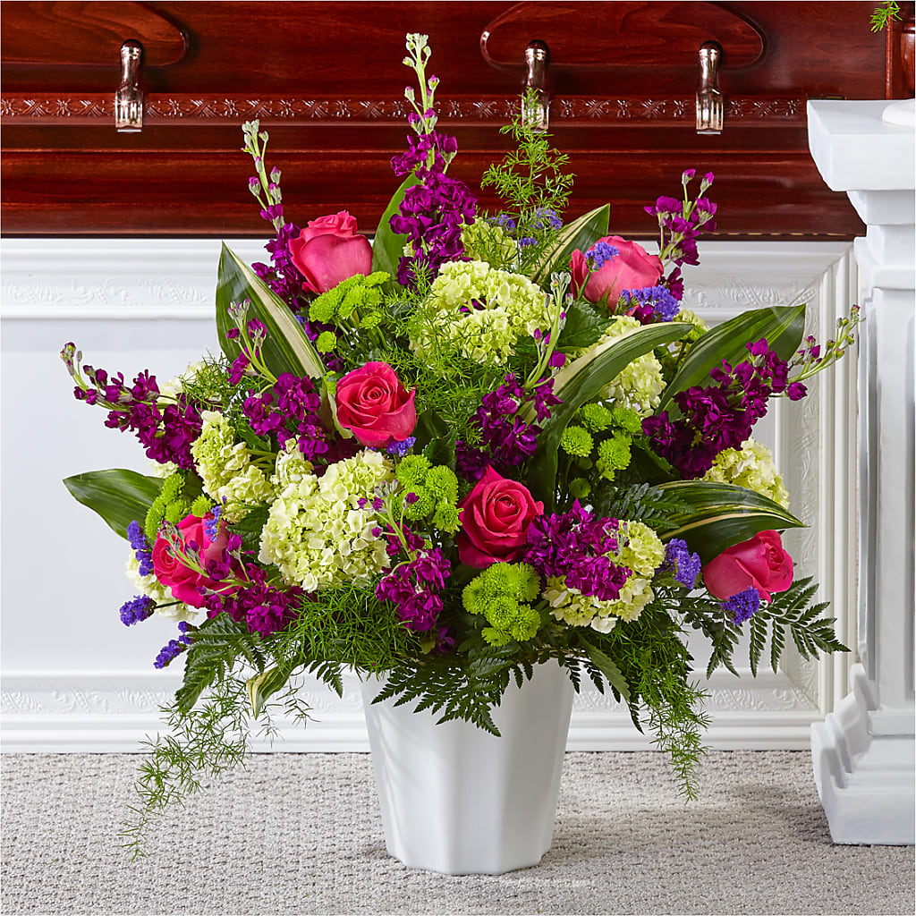 Beautiful Horizons Floor Basket – Flowerland, Sioux City IA