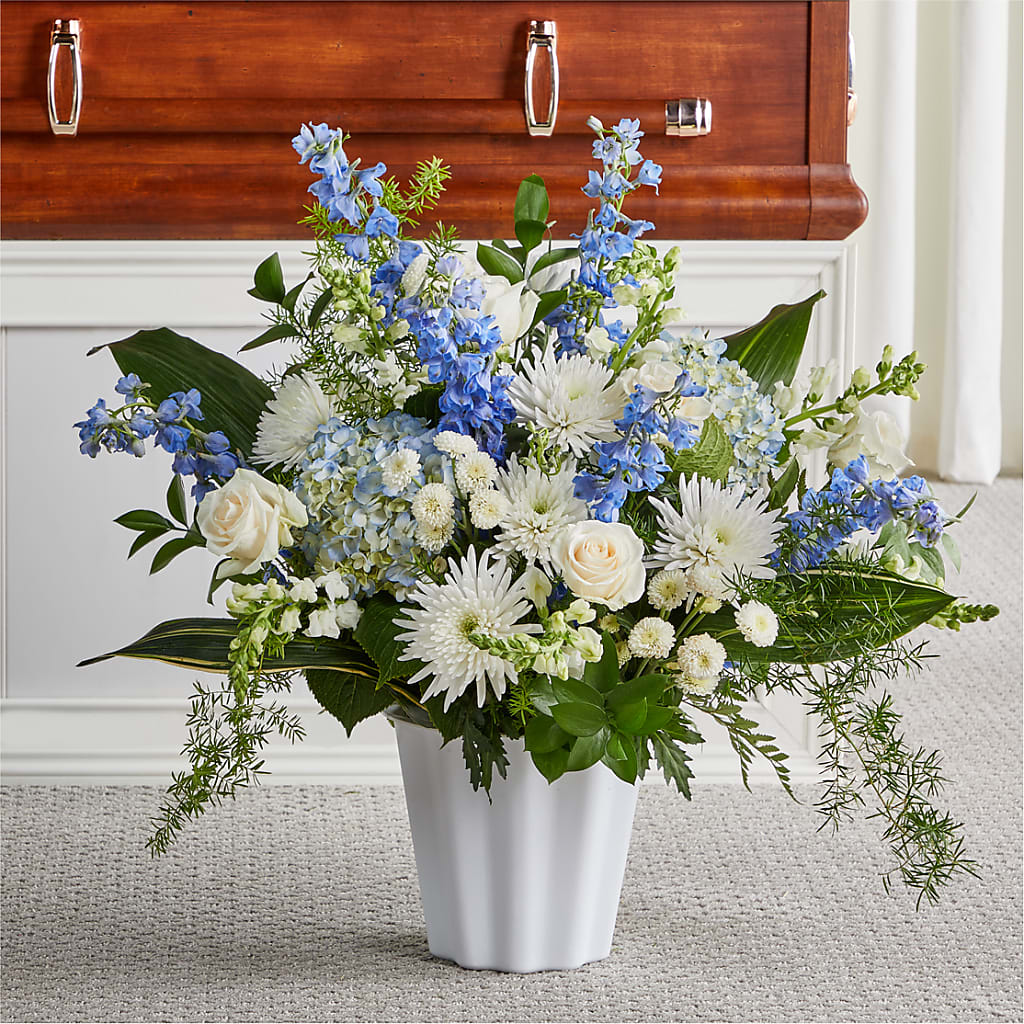 Everlasting Memories Floor Basket – Flowerland, Sioux City IA
