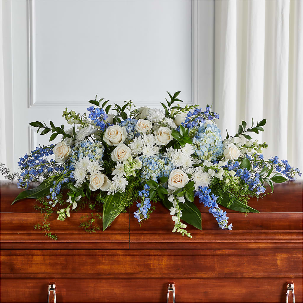 Timeless Essence Casket Spray – Flowerland, Sioux City IA