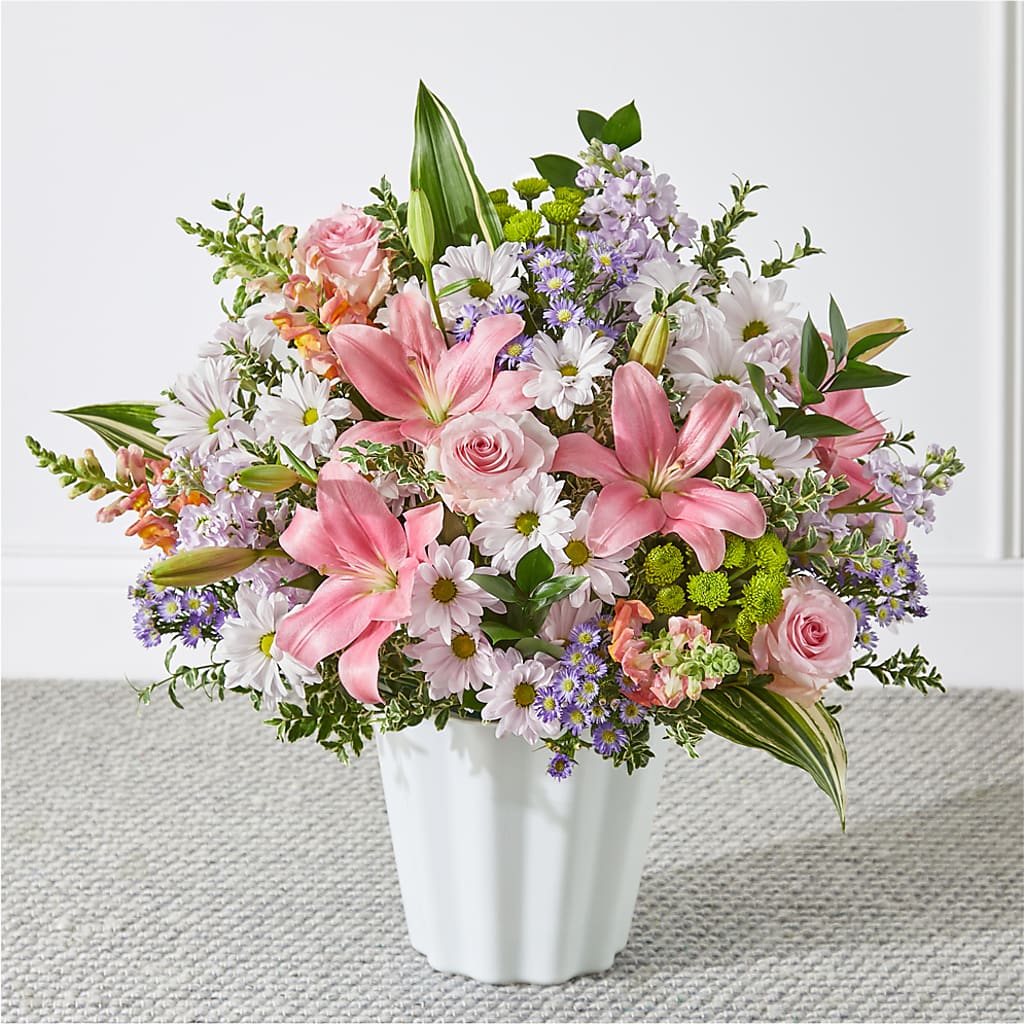 Abundant Compassion Floor Basket – Flowerland, Sioux City IA