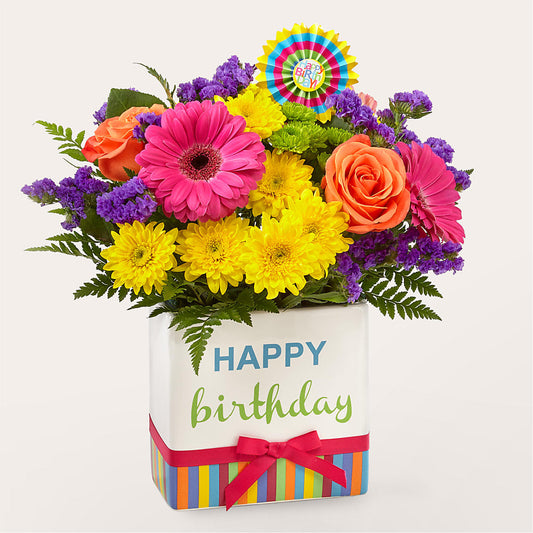 Birthday Brights Bouquet –  Flowerland, Sioux City IA