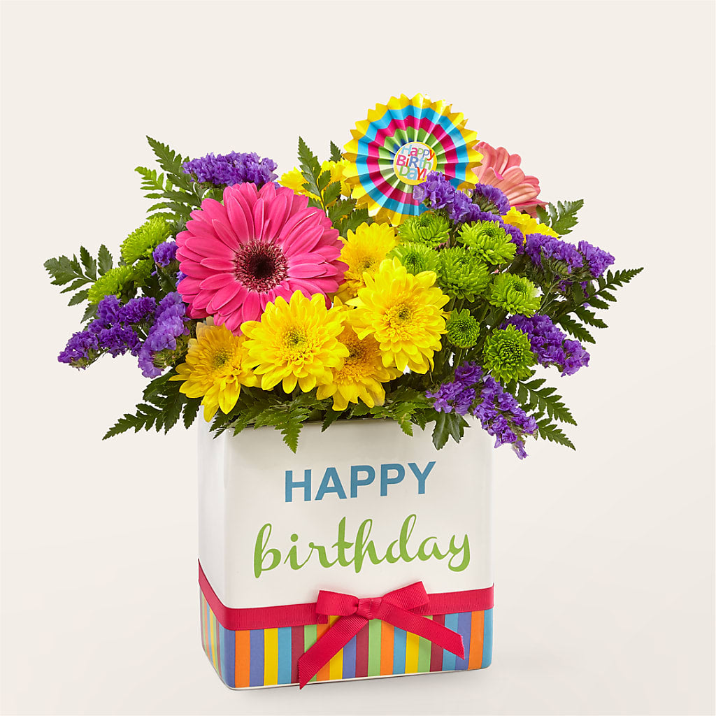 Birthday Brights Bouquet –  Flowerland, Sioux City IA