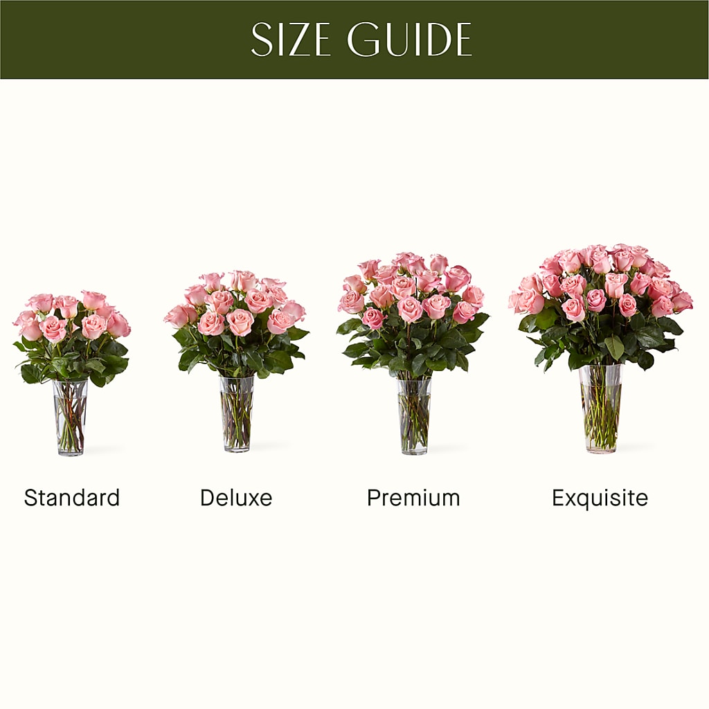Long Stem Pink Rose Bouquet –  Flowerland, Sioux City IA