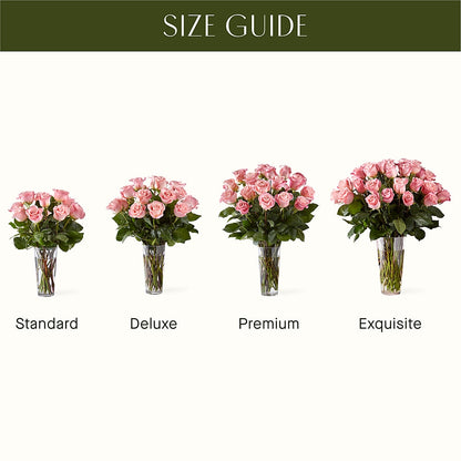 Long Stem Pink Rose Bouquet –  Flowerland, Sioux City IA