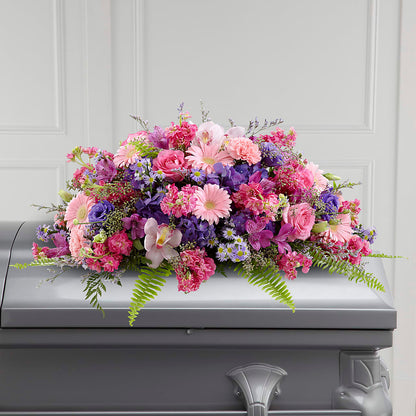 Glorious Garden Casket Spray –  Flowerland, Sioux City IA