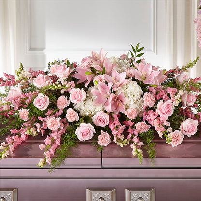 Life & Remembrance Casket Spray –  Flowerland, Sioux City IA