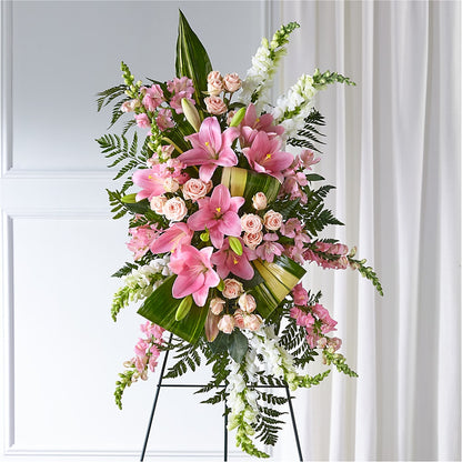 Elegant Embrace Standing Spray –  Flowerland, Sioux City IA
